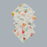 Born Basket Baby Muslin Wash Cloth – Pack of 4-Multicolour