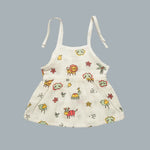 Muslin Baby Frock Tie-Knot (0-3 Months)