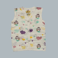 Muslin Jabla with Buttons (0-3 Months)