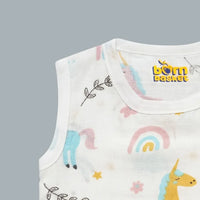 Muslin Side-Button Jabla (0-3 Months)