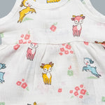 Muslin Baby Frock Tie-Knot (0-0 Months)