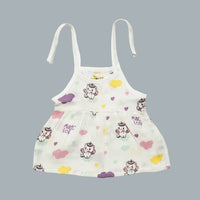 Muslin Baby Frock Tie-Knot (0-3 Months)
