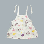 Muslin Baby Frock Tie-Knot (0-3 Months)