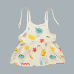 Muslin Baby Frock Tie-Knot (0-0 Months)