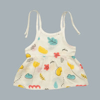 Muslin Baby Frock Tie-Knot (0-0 Months)