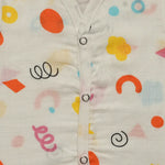 Muslin Jabla with Buttons (0-3 Months)