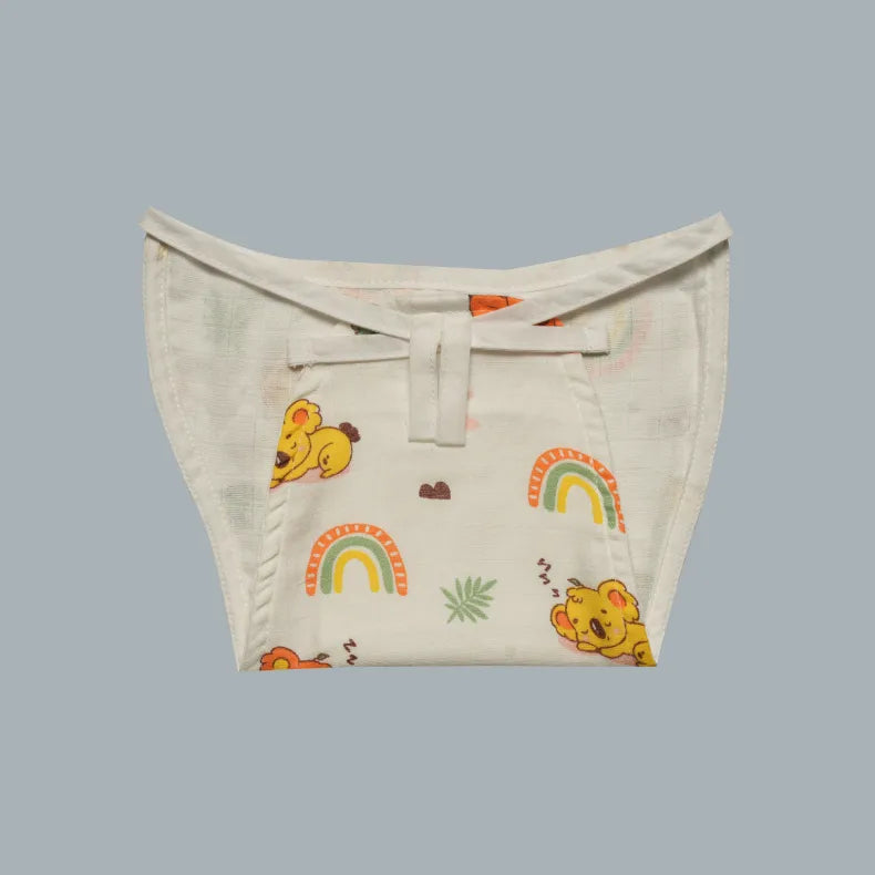 5-Layer Insert Muslin Cloth Nappy (0-3 Months)