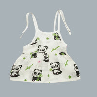 Muslin Baby Frock Tie-Knot (0-3 Months)