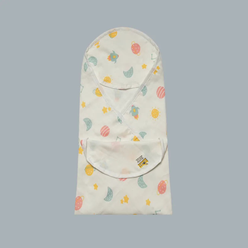 Muslin 2-Layer Hooded Towel (75cm x 75cm)