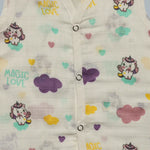 Muslin Jabla with Buttons (0-3 Months)