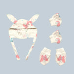 Muslin Cap, Mitten & Booties Comfort Set