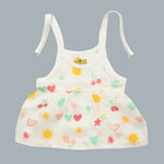 Muslin Baby Frock Tie-Knot (0-3 Months)