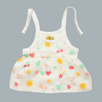 Muslin Baby Frock Tie-Knot (0-0 Months)