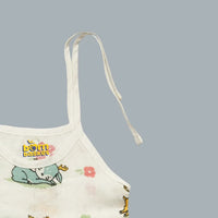 Muslin Baby Frock Tie-Knot (0-3 Months)