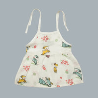 Muslin Baby Frock Tie-Knot (0-0 Months)